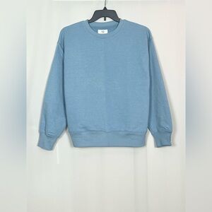 American Eagle Women’s Everyday Luxe Crew Neck Sweatshirt Blue S